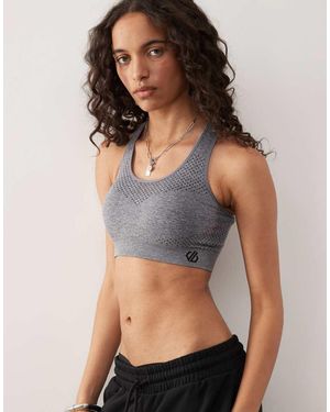 Dare 2b Sujetador Deportivo Gris Para Mujer Don'T Sweat It Iii De