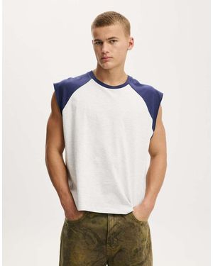 Cotton On Cropped Fit Muscle - White