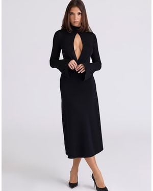 House Of Cb Lois Keyhole Bodysuit - Black