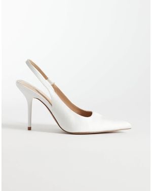 schuh Sade Slingback Heeled Shoes - White
