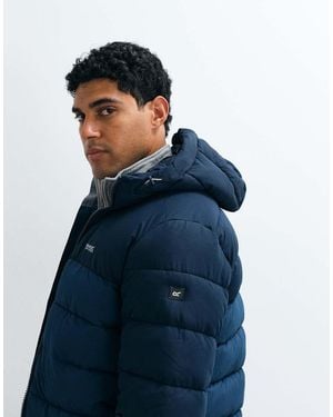 Regatta Hooded Aldthorn Quilted Jacket - Blue