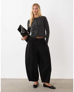 Mango Knitted Jumper - Black