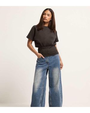 PixieGirl Petite Balloon Jeans - Blue