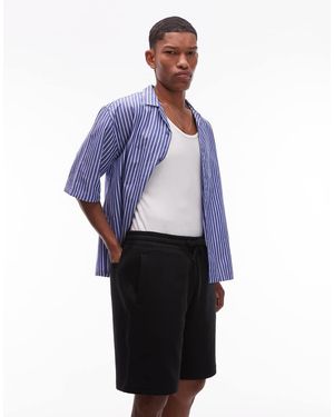 TOPMAN Premium Oversized Shorts - Blue