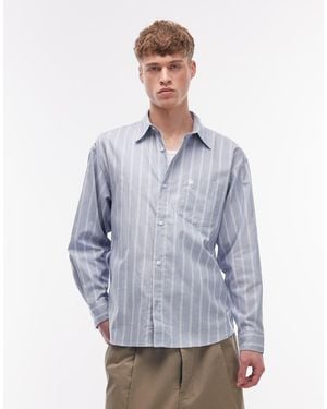 Carhartt Beale Long Sleeve Shirt - Blue