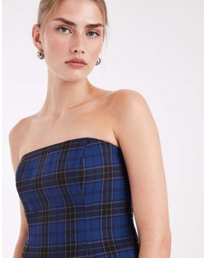 ASOS Tailored Bandeau Top - Blue