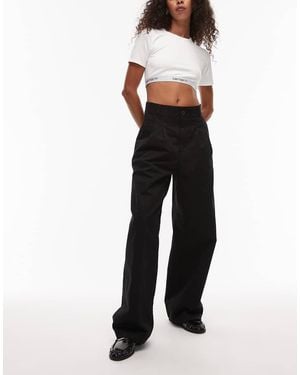 Carhartt Leola Wide Leg Trousers - Black