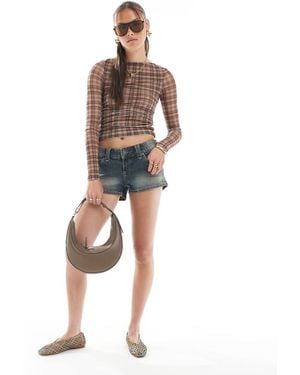 Cotton On Cotton On Low Micro Denim Shorts - Multicolour