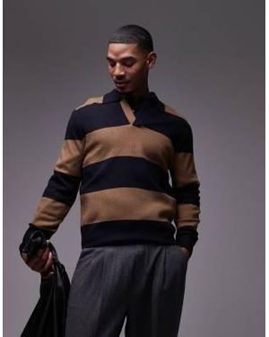 Mango Rugby Polo Shirt - Blue