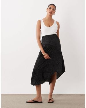 Mama.licious Mamalicious Maternity Woven Maxi Skirt - Black