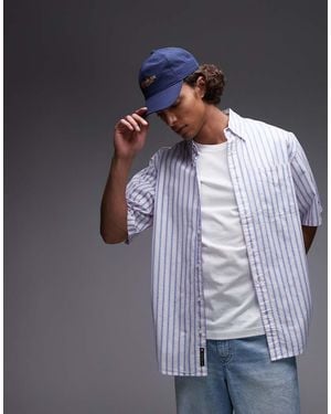 Tommy Hilfiger Short Sleeve Shirt - Blue