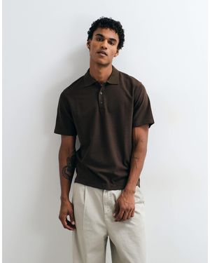 Mango Polo manches courtes - Noir