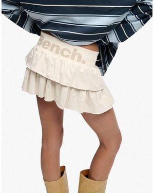 Bench x Superdry & Co Low Rise Tiered Skirt - Blue