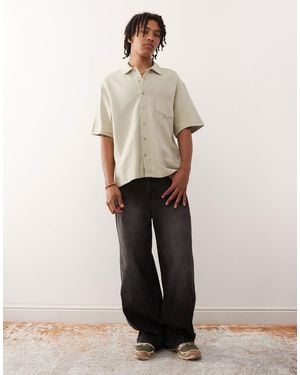 Weekday Waffle Shirt - Natural