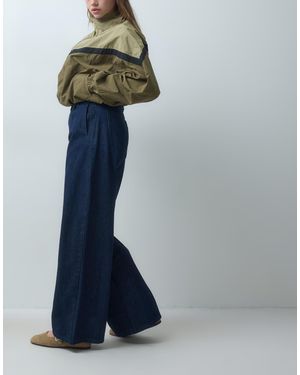 ASOS High Waisted Wide Leg Jean - Blue