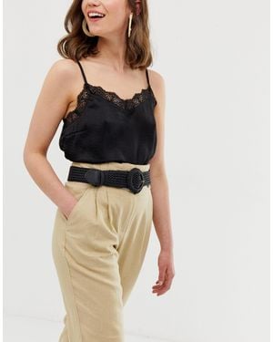 Stradivarius Cinturón - Negro