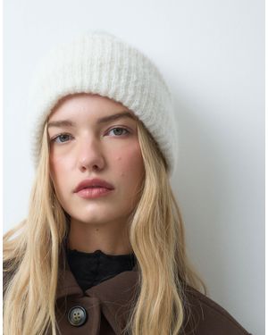 Pieces Chunky Ribbed Beanie - Multicolour