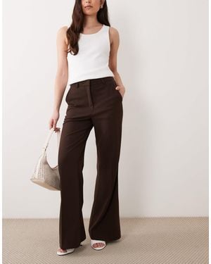 ASOS Tailored Snatch Flare Trouser - Natural