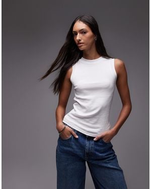 TOPSHOP – schmales tanktop - Grau