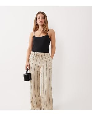 JDY Petite Wide Leg Trouser - Natural