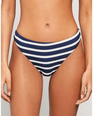 Tezenis Sailor Stripe Brazilian Briefs - Blue