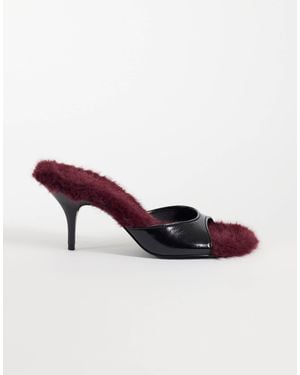 ASOS Hooray Mid Heeled Mules - Multicolour