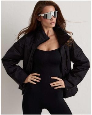 Aim'n High Neck Contour Jacket - Black