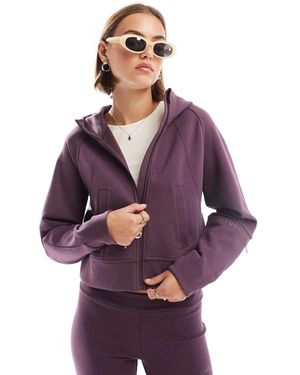 Superdry Sport Tech Relaxed Zip Hoodie - Purple