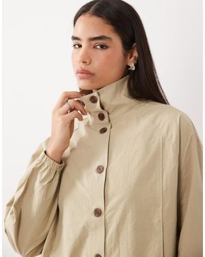 Cotton On Arlen Spray Jacket - Natural