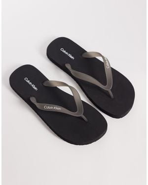 Calvin Klein Flip Flops - Black