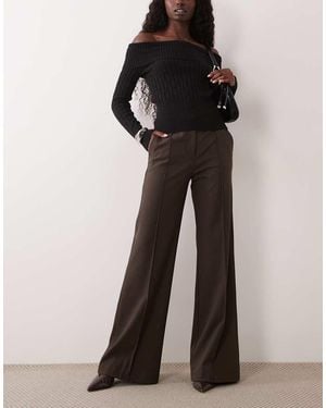 Mango Uitlopende Pantalon - Zwart
