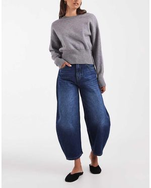 ASOS Awkward Crop Jean - Blue