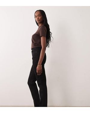 ASOS Asos Design Tall Slim Fit Mom Jeans - Black