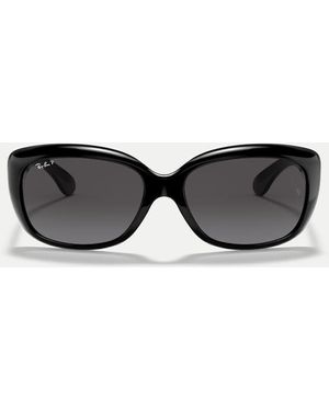 Ray-Ban Jackie Ohh Butterfly Sunglasses With Polarised Lens - Black