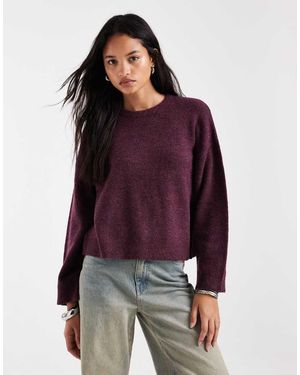 ONLY Solo Maglione Lavorato A Maglia Rilassato - Viola