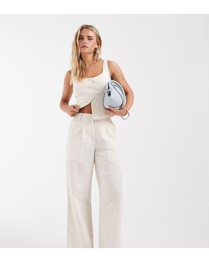 4th + Reckless Petite Pantaloni Sartoriali A Fondo Ampio - Bianco