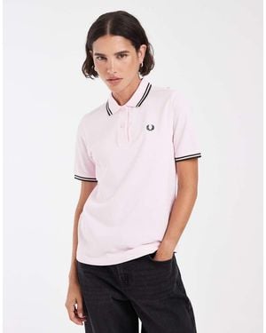 Fred Perry Twin Tipped Polo Shirt - White