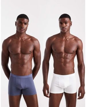 ASOS 2 Pack Trunks - Brown