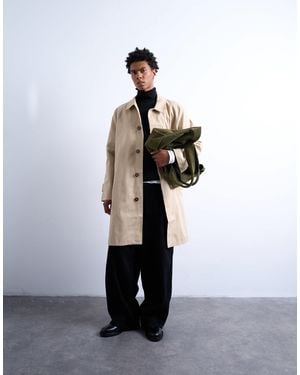 TOPMAN Cotton Mac - White