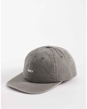 Obey – pigment – strapback-kappe - Grau