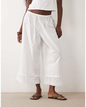 ASOS Bloomerbroek Met Strikdetail - Naturel