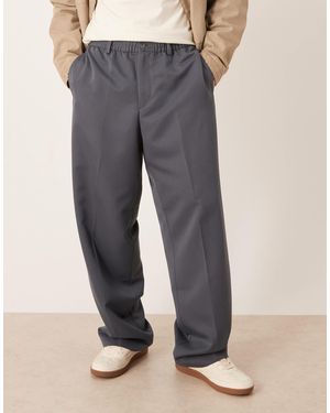 ASOS Smart Wide Leg jogger - Natural