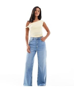 New Look Adalae Wide Leg Jeans - Blue