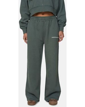 Good For Nothing Vintage Washed Wide Leg Joggers - Green