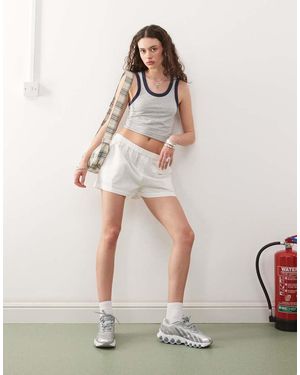 Collusion Woven Boxer Shorts - Natural