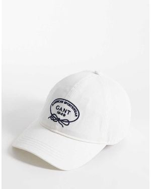 GANT Pet Van Katoenen Keperstof Met Vintage Logo - Wit