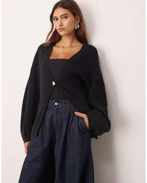 ARRANGE Vest Met Vormgegeven Taille En Ovale Mouwen - Blauw