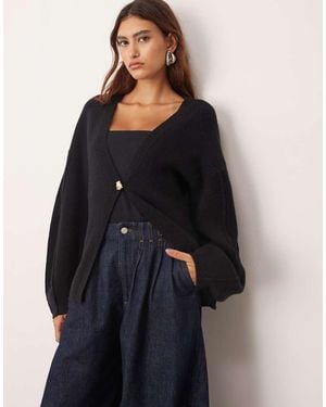 ARRANGE Vest Met Vormgegeven Taille En Ovale Mouwen - Blauw