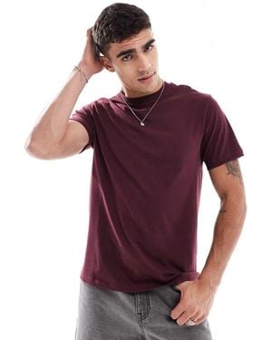 ASOS Essential Crew Neck T-Shirt - Purple