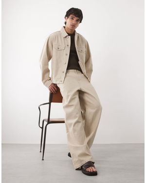 ASOS Co-Ord Baggy Jeans - Natural